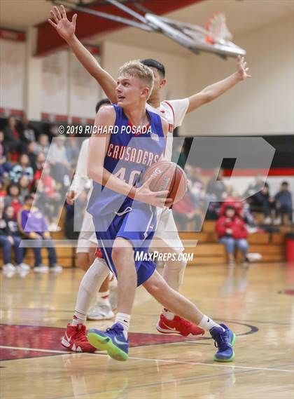 Thumbnail 2 in Immanuel Christian @ Fowler (1st Round CIF CS) photogallery.