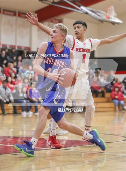 Thumbnail 3 in Immanuel Christian @ Fowler (1st Round CIF CS) photogallery.
