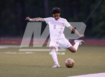 Thumbnail 1 in Blessed Trinity vs. Lakeside photogallery.