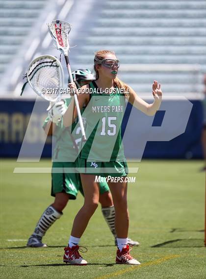 Thumbnail 2 in Myers Park vs. Cardinal Gibbons (NCHSAA Final) photogallery.