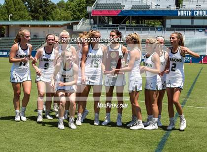 Thumbnail 3 in Myers Park vs. Cardinal Gibbons (NCHSAA Final) photogallery.