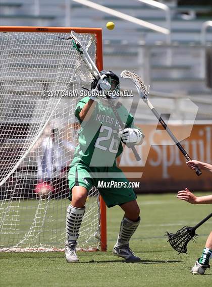 Thumbnail 3 in Myers Park vs. Cardinal Gibbons (NCHSAA Final) photogallery.