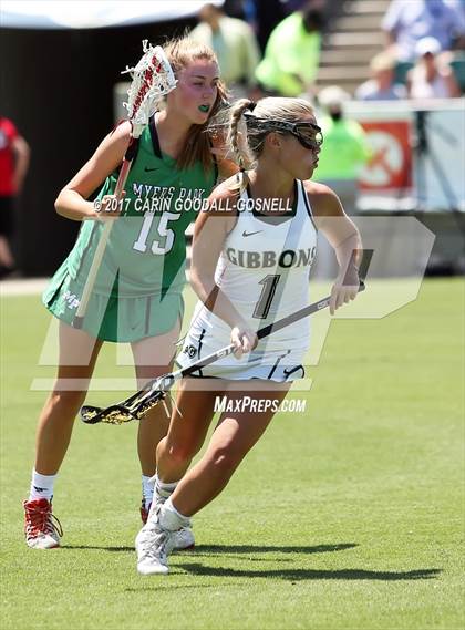 Thumbnail 3 in Myers Park vs. Cardinal Gibbons (NCHSAA Final) photogallery.