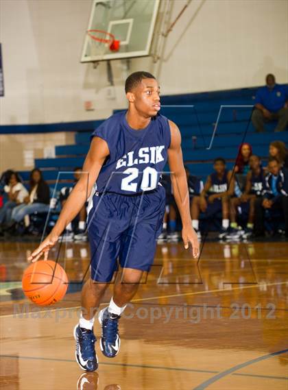 Thumbnail 3 in Alief Elsik vs Lewis Hebron (McDonald's Texas Invitational) photogallery.