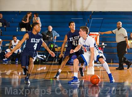 Thumbnail 2 in Alief Elsik vs Lewis Hebron (McDonald's Texas Invitational) photogallery.