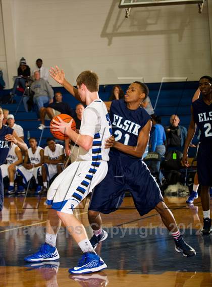 Thumbnail 2 in Alief Elsik vs Lewis Hebron (McDonald's Texas Invitational) photogallery.