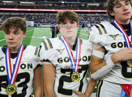 Thumbnail 3 in Whiteface vs. Gordon (UIL 1A Division I Football Final Medal Ceremony) photogallery.