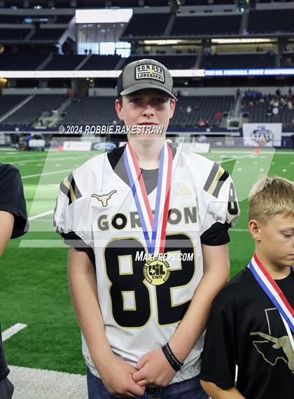 Thumbnail 1 in Whiteface vs. Gordon (UIL 1A Division I Football Final Medal Ceremony) photogallery.