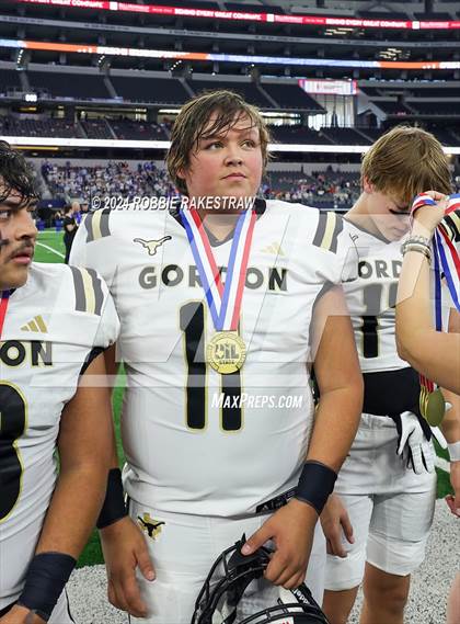 Thumbnail 3 in Whiteface vs. Gordon (UIL 1A Division I Football Final Medal Ceremony) photogallery.
