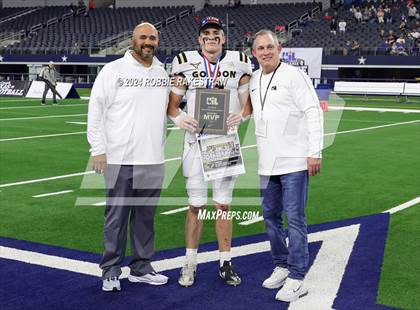 Thumbnail 1 in Whiteface vs. Gordon (UIL 1A Division I Football Final Medal Ceremony) photogallery.