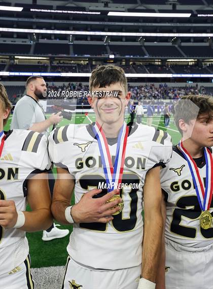 Thumbnail 2 in Whiteface vs. Gordon (UIL 1A Division I Football Final Medal Ceremony) photogallery.