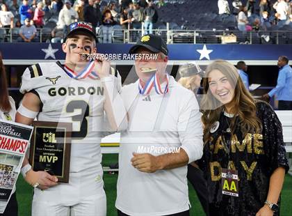 Thumbnail 2 in Whiteface vs. Gordon (UIL 1A Division I Football Final Medal Ceremony) photogallery.