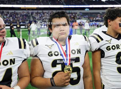 Thumbnail 1 in Whiteface vs. Gordon (UIL 1A Division I Football Final Medal Ceremony) photogallery.