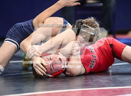 Thumbnail 3 in NYSPHSAA Section VI Class C&D (Wrestleback Rounds) photogallery.