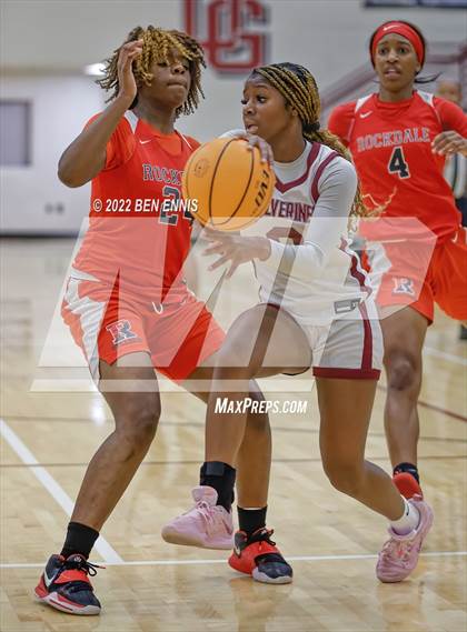 Thumbnail 3 in Union Grove vs Rockdale County ( Thanksgiving Basketball Showcase) photogallery.
