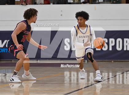 Thumbnail 3 in St. Augustine vs. St. Francis Prep (Torrey Pines Holiday Classic) photogallery.