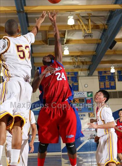 Thumbnail 1 in Ocean View vs. Los Alamitos (O.C. North-South Challenge) photogallery.