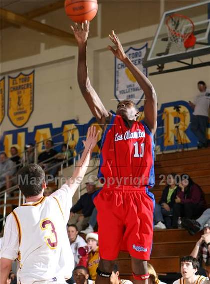 Thumbnail 1 in Ocean View vs. Los Alamitos (O.C. North-South Challenge) photogallery.