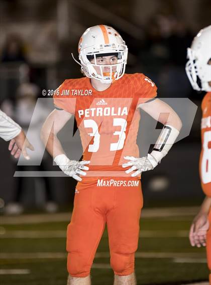 Thumbnail 1 in Petrolia vs Santo (Texas UIL 2A Bi-District Playoff) photogallery.