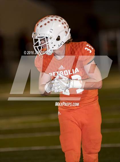 Thumbnail 2 in Petrolia vs Santo (Texas UIL 2A Bi-District Playoff) photogallery.