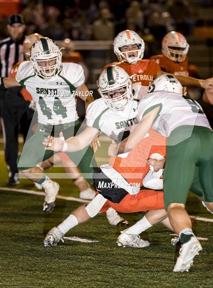 Thumbnail 2 in Petrolia vs Santo (Texas UIL 2A Bi-District Playoff) photogallery.