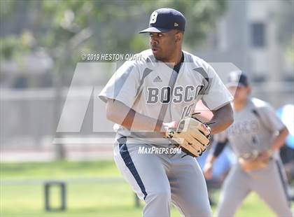 Thumbnail 1 in St. John Bosco @ Gahr (Game 1) photogallery.