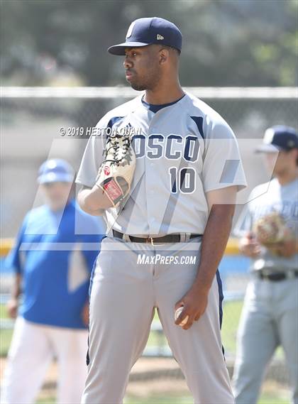 Thumbnail 3 in St. John Bosco @ Gahr (Game 1) photogallery.