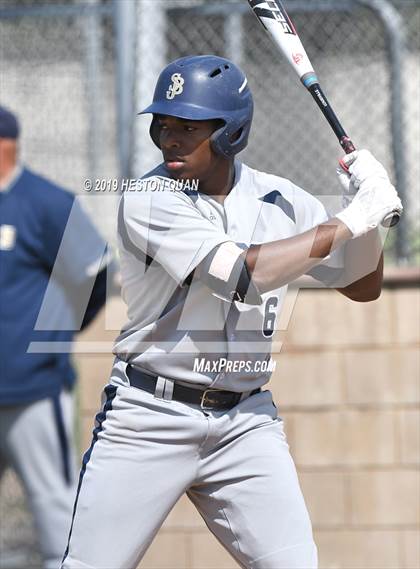 Thumbnail 3 in St. John Bosco @ Gahr (Game 1) photogallery.