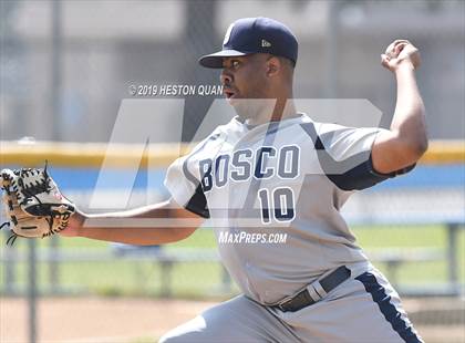 Thumbnail 1 in St. John Bosco @ Gahr (Game 1) photogallery.