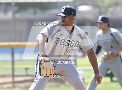 Thumbnail 1 in St. John Bosco @ Gahr (Game 1) photogallery.