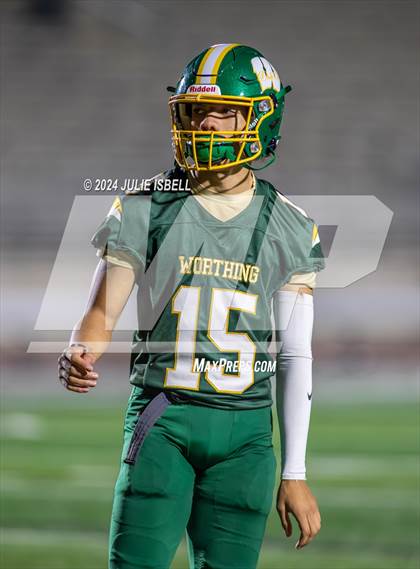 Thumbnail 1 in Worthing vs. Chapel Hill (UIL 4A -l Football Area Playoff) photogallery.
