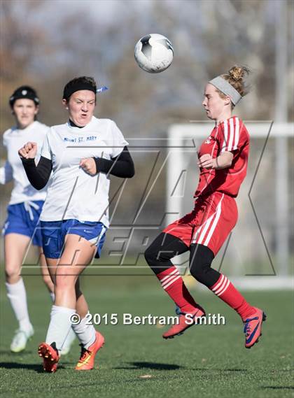 Thumbnail 1 in Mount St. Mary Academy vs. Niagara Catholic (MMHSAA Final) photogallery.