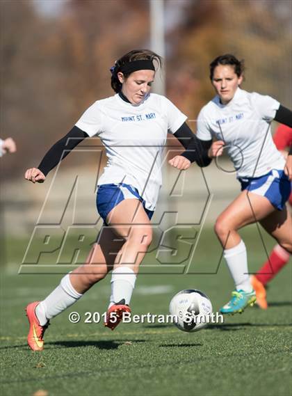 Thumbnail 2 in Mount St. Mary Academy vs. Niagara Catholic (MMHSAA Final) photogallery.