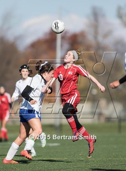 Thumbnail 2 in Mount St. Mary Academy vs. Niagara Catholic (MMHSAA Final) photogallery.