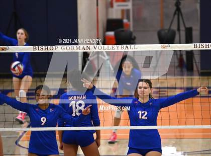 Thumbnail 3 in Shadow Ridge @ Bishop Gorman (Class 5A Southern Region Semifinal) photogallery.