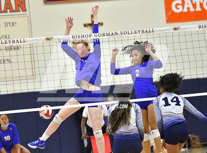 Thumbnail 1 in Shadow Ridge @ Bishop Gorman (Class 5A Southern Region Semifinal) photogallery.