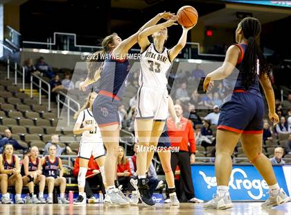 Thumbnail 1 in St. Henry vs Notre Dame (2023 9th Region Girls Basketball Tournament) photogallery.