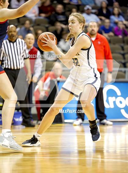Thumbnail 2 in St. Henry vs Notre Dame (2023 9th Region Girls Basketball Tournament) photogallery.