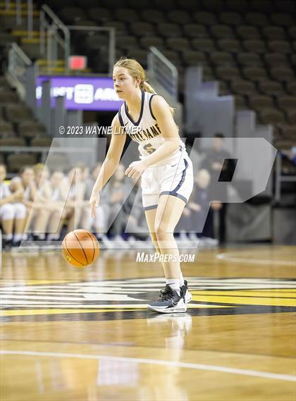 Thumbnail 1 in St. Henry vs Notre Dame (2023 9th Region Girls Basketball Tournament) photogallery.