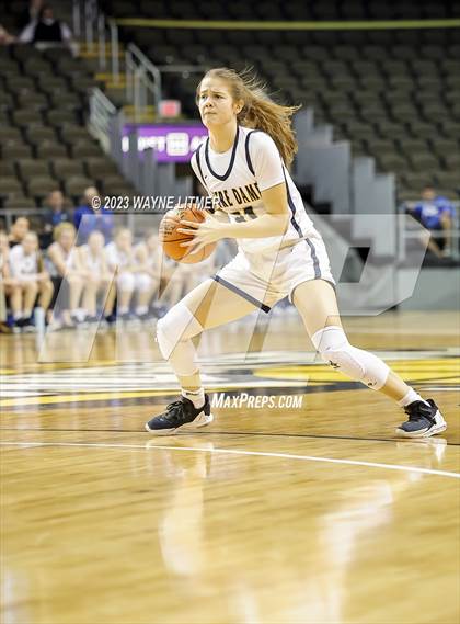 Thumbnail 3 in St. Henry vs Notre Dame (2023 9th Region Girls Basketball Tournament) photogallery.