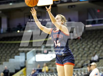 Thumbnail 2 in St. Henry vs Notre Dame (2023 9th Region Girls Basketball Tournament) photogallery.