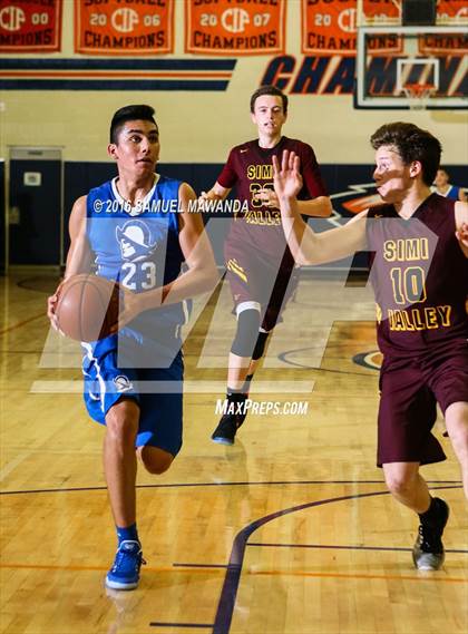 Thumbnail 2 in  El Camino Real vs Simi Valley (West Valley Thanksgiving Tip-Off Classic) photogallery.