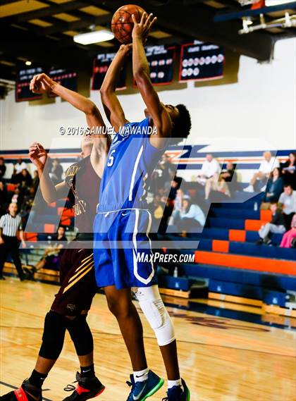 Thumbnail 2 in  El Camino Real vs Simi Valley (West Valley Thanksgiving Tip-Off Classic) photogallery.