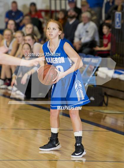 Thumbnail 2 in St. Croix Falls vs. Cameron (WIAA D4 2nd Round Playoff) photogallery.