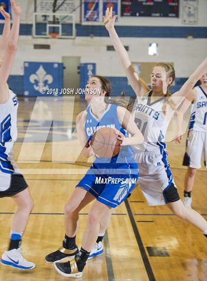 Thumbnail 2 in St. Croix Falls vs. Cameron (WIAA D4 2nd Round Playoff) photogallery.