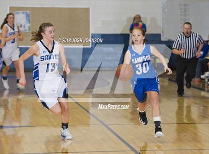 Thumbnail 2 in St. Croix Falls vs. Cameron (WIAA D4 2nd Round Playoff) photogallery.
