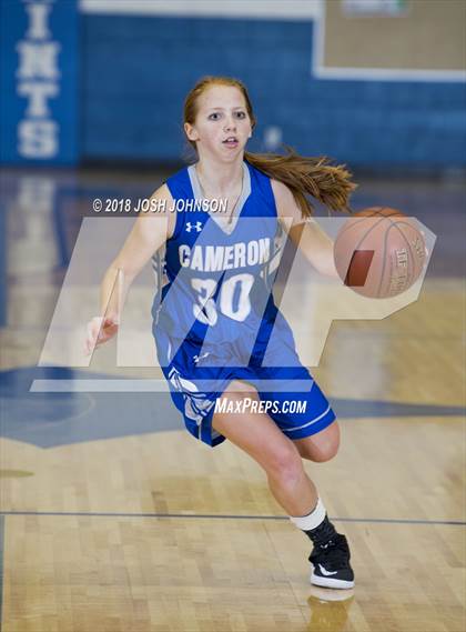 Thumbnail 1 in St. Croix Falls vs. Cameron (WIAA D4 2nd Round Playoff) photogallery.