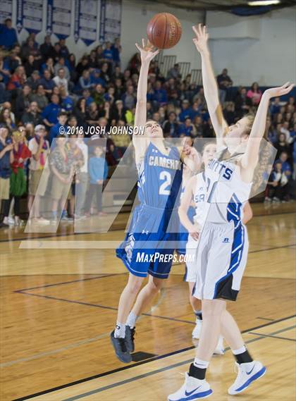 Thumbnail 2 in St. Croix Falls vs. Cameron (WIAA D4 2nd Round Playoff) photogallery.