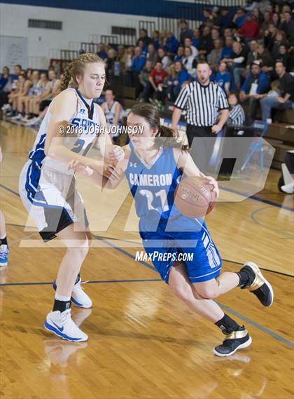 Thumbnail 1 in St. Croix Falls vs. Cameron (WIAA D4 2nd Round Playoff) photogallery.