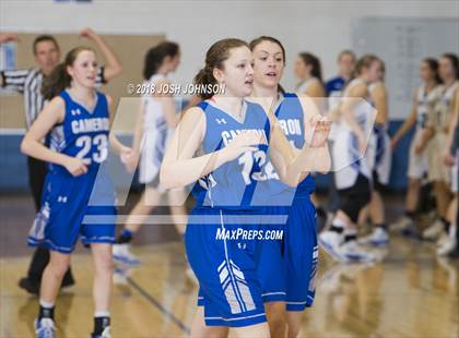 Thumbnail 2 in St. Croix Falls vs. Cameron (WIAA D4 2nd Round Playoff) photogallery.